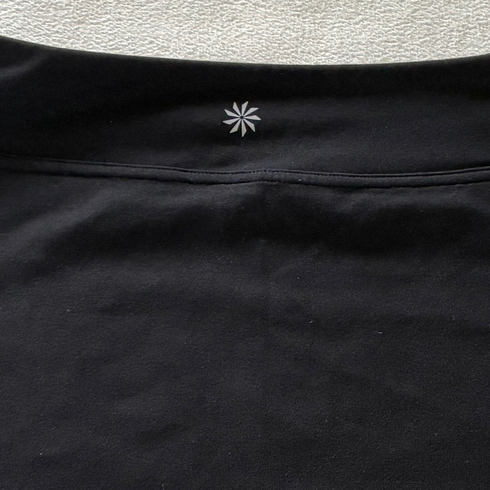 Athleta Skirt Women’s Small Tall Black Stretch A-Line Athleisure Activewear Golf - Picture 9 of 15